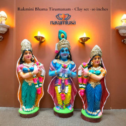 Rukmini Bhama Krishna Tirumanam (wedding) - clay 