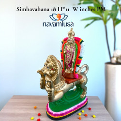 Simhavahana Perumal – 18x11 inches papermache