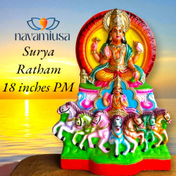 Surya Ratham – 18 inches – Paper Mâché