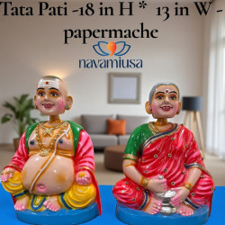 Tata Pati Set Big – 18x13 inches (Paper Mache)