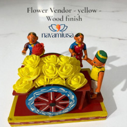 Flower Vendor - Yellow Flowers - Kondapalli