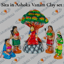 Sita in Ashoka Vanam Clay Set